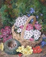 Basket with Flowers