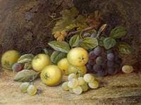 Still Life with Apples and Grapes