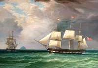 The Barque 'Eldon' off Ailsa Craig