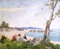 Figures on a Beach