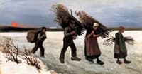 Wood Gatherers in the Snow