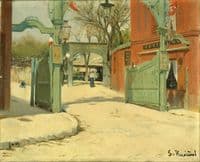 Entrada al parc del Moulin de la Galette