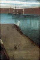 Sketch for "Nocturne in Blue and Gold: Valparaiso Bay"