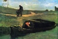 Peat Boat with Two Figures