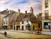 Cottages and Shops by the Royal Victoria Hotel, Swanage, Dorset