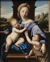 Virgin and Child with Saint John the Baptist (after Raphael)