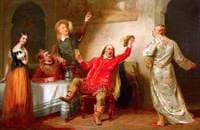 Malvolio and Sir Toby