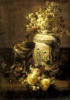 Still Life With Japanese Vase And Flowers
