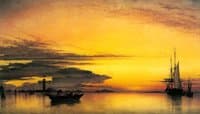 Sunset on the Lagune of Venice