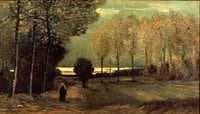 Autumn Landscape at Dusk