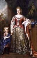 Lady Elizabeth Percy, Duchess of Somerset, and Her Son....