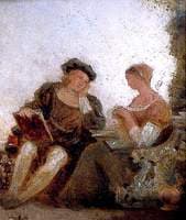 Couple in a Garden