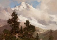 Views of the Jungfrau Mountain with Scheideck