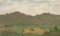 Hegau Countryside at Harvest Time