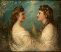 Portrait of Sisters Elisabeth and Sofie Kraetzer
