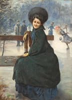 Scene at the Skating Rink