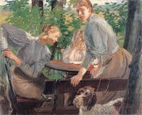 The Daughters of the Artist in the Garden