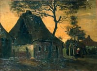 Farmhouse with Trees