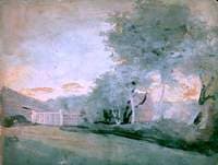 Wooded Landscape with Farm Buildings