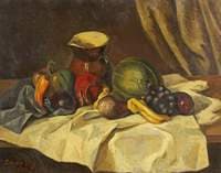 Still Life:  Fruit with Jug