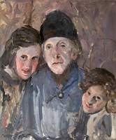 Nurse and Two Children