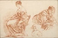 Three Studies of Women (after Jacopo Bassano)