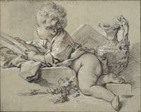 A Putto on a Pedestal