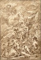 Mercury Entrusts Bacchus to the Nymphs