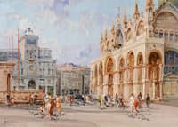 Venetian View with Piazza San Marco