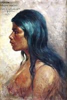 Head of an Indian Girl
