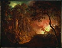 Cottage on Fire