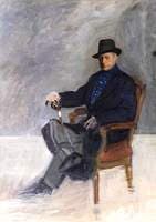 Sir Alfred Munnings Seated