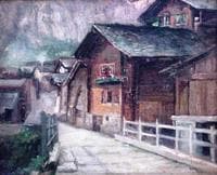 A Street in Loêche les Bains