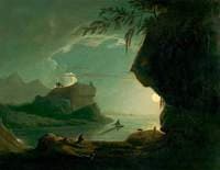 Scene near Naples, Italy, by Moonlight