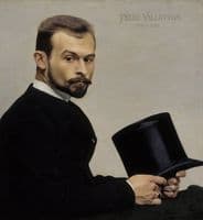 Portrait of Janiski Holding His Hat