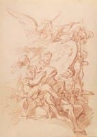 Dessus-de-porte - Allegory of History