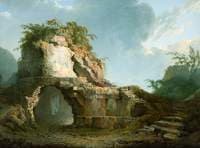 Virgil's Tomb:  Sun Breaking through a Cloud