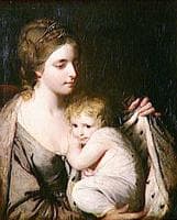 Maria Walpole, Countess Waldegrave, with Her Daughter Elizabeth Laura