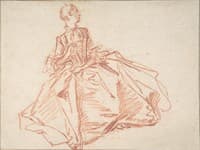 Seated Woman Holding a Fan