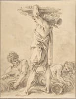 Standing Man Carrying Fasces and Arms