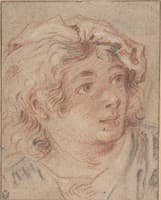 Young Man Wearing a Beret