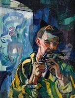 Self Portrait with Pipe