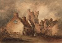 Ruins and Houses, North Wales