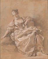 Young Girl with a Bird Cage