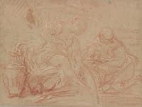 A Lady at Her Bath