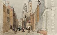 Calais: Street Scene with Lighthouse