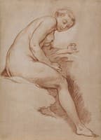 Seated Female Nude