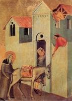 Beata Umiltà Altarpiece: Beata Umiltà Transports Bricks to the Monastery