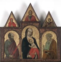 Virgin and Child with Saints Paul and Peter