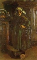 Peasant Woman Standing in a Room